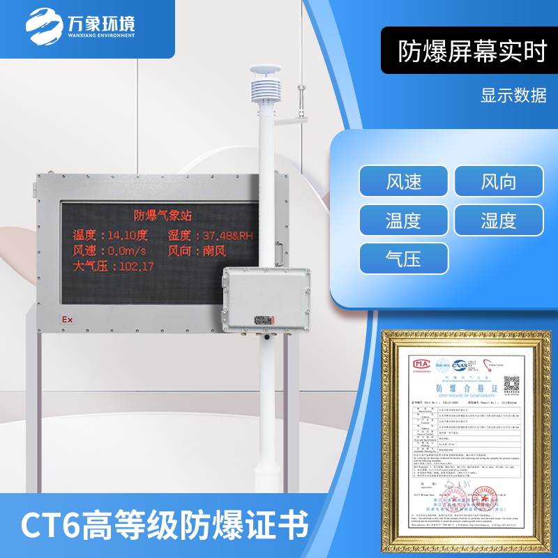 鋼鐵廠防爆氣象站/